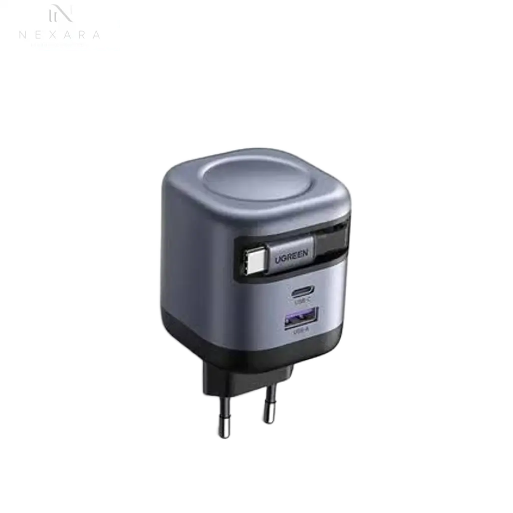 45W Gan Retractable Cable Charger Nexara Living