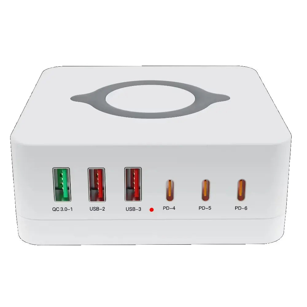 980W GaN Wireless Charging Station: Fast Charge Your iPhone 16/15/14 Pro, MacBook, and Tablets with QC 4.0, 3.0, PPS, and PD 3.0 Technology