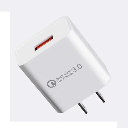 3-in-1 Telescopic USB Cable for Apple, Type-C, and Android Devices - 3A Fast Charging