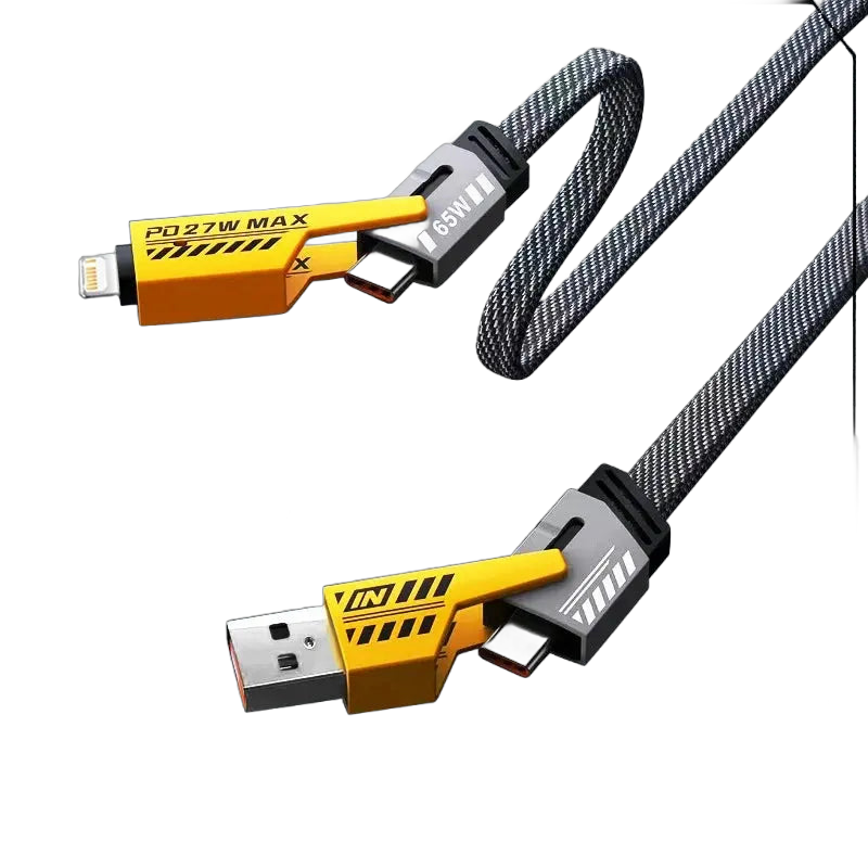 4-in-1 Mecha Fast Charging Data Cable Nexara Living
