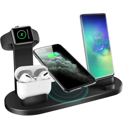 4-in-1 Wireless Charging Station for Apple Watch, iPhone, and AirPods Pro Nexara Living