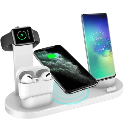 4-in-1 Wireless Charging Station for Apple Watch, iPhone, and AirPods Pro Nexara Living
