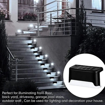 Outdoor Waterproof LED Solar Deck Lights - 4 to 32 Pack for Patios, Stairs, Railings, and Pathways