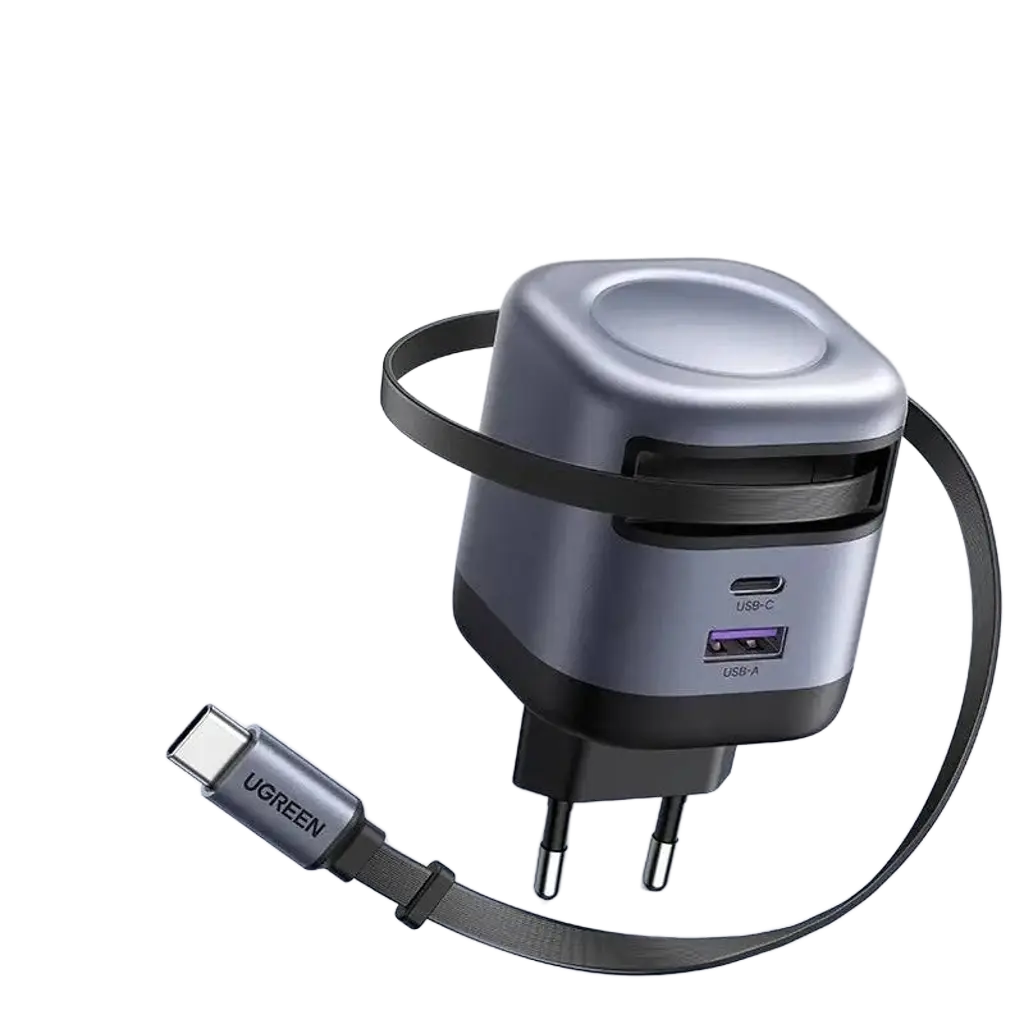 45W Gan Retractable Cable Charger Nexara Living