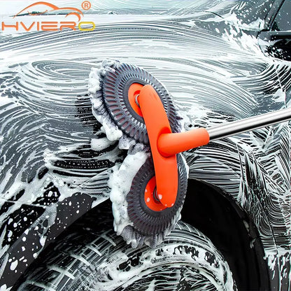 Multipurpose Car Cleaning Kit - Microfiber Brush, Mop, Sponge, and Wipe