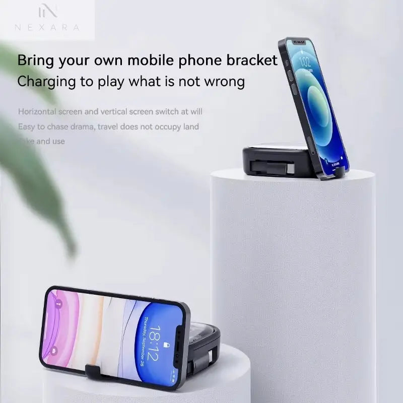 60W Retractable USB-C Data Cable with Multi-Device Compatibility - Fast Charging and Organized Storage Solution