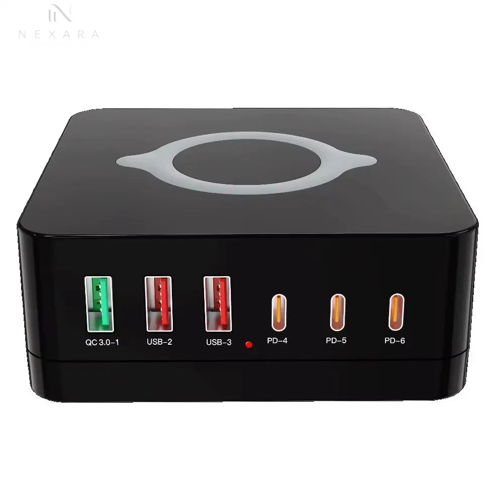 980W GaN Wireless Charging Station: Fast Charge Your iPhone 16/15/14 Pro, MacBook, and Tablets with QC 4.0, 3.0, PPS, and PD 3.0 Technology