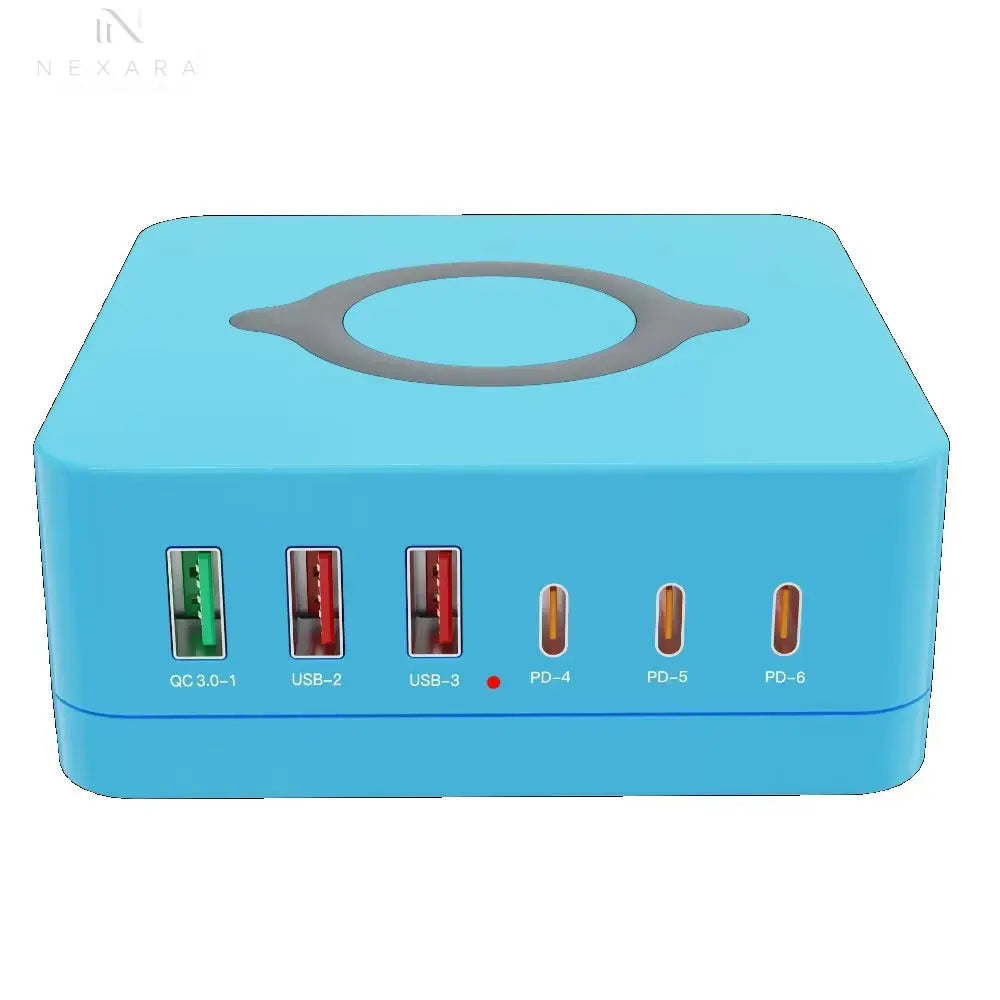 980W GaN Wireless Charging Station: Fast Charge Your iPhone 16/15/14 Pro, MacBook, and Tablets with QC 4.0, 3.0, PPS, and PD 3.0 Technology