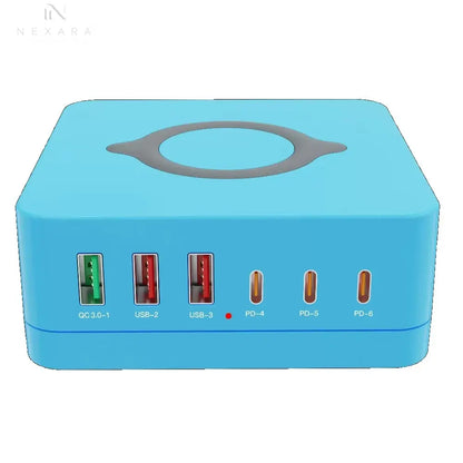980W GaN Wireless Charging Station: Fast Charge Your iPhone 16/15/14 Pro, MacBook, and Tablets with QC 4.0, 3.0, PPS, and PD 3.0 Technology