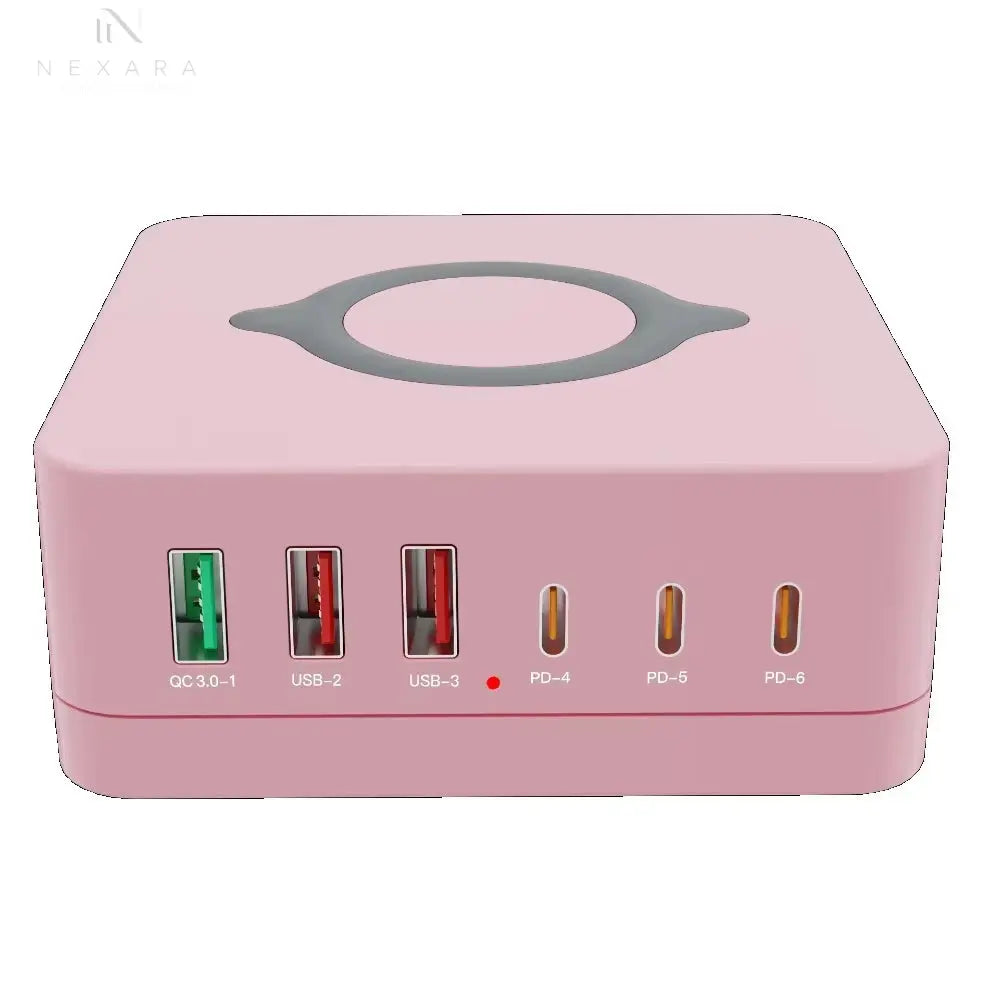 980W GaN Wireless Charging Station: Fast Charge Your iPhone 16/15/14 Pro, MacBook, and Tablets with QC 4.0, 3.0, PPS, and PD 3.0 Technology