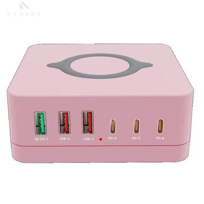 980W GaN Wireless Charging Station: Fast Charge Your iPhone 16/15/14 Pro, MacBook, and Tablets with QC 4.0, 3.0, PPS, and PD 3.0 Technology