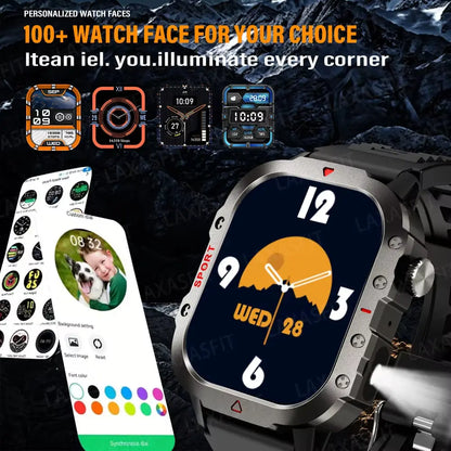 Advanced Smart Watch with 2.01" HD Display, Bluetooth Connectivity, Voice Calling, Multi-Sport Tracking, and Comprehensive Health Monitoring