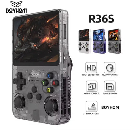 Discover the 128GB R36S Retro Handheld Video Game Console: Immerse Yourself in 10,000 Classic Games with a 3.5-Inch IPS Display and Linux Operating System