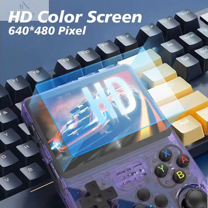 Discover the 128GB R36S Retro Handheld Video Game Console: Immerse Yourself in 10,000 Classic Games with a 3.5-Inch IPS Display and Linux Operating System
