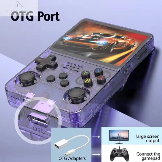 Discover the 128GB R36S Retro Handheld Video Game Console: Immerse Yourself in 10,000 Classic Games with a 3.5-Inch IPS Display and Linux Operating System