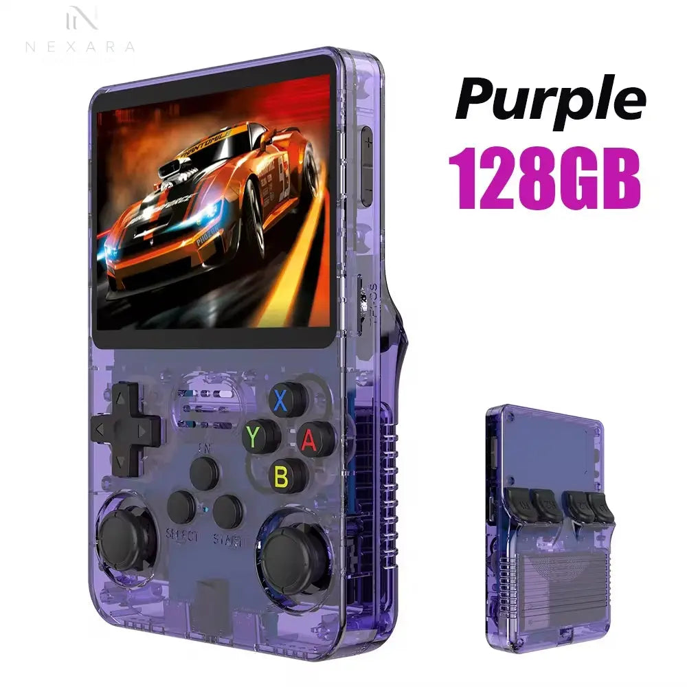 Discover the 128GB R36S Retro Handheld Video Game Console: Immerse Yourself in 10,000 Classic Games with a 3.5-Inch IPS Display and Linux Operating System