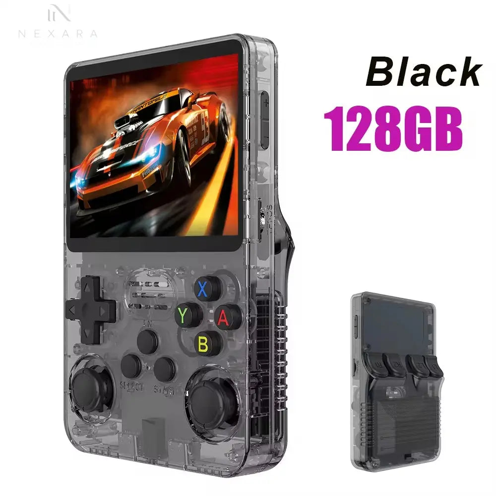 Discover the 128GB R36S Retro Handheld Video Game Console: Immerse Yourself in 10,000 Classic Games with a 3.5-Inch IPS Display and Linux Operating System