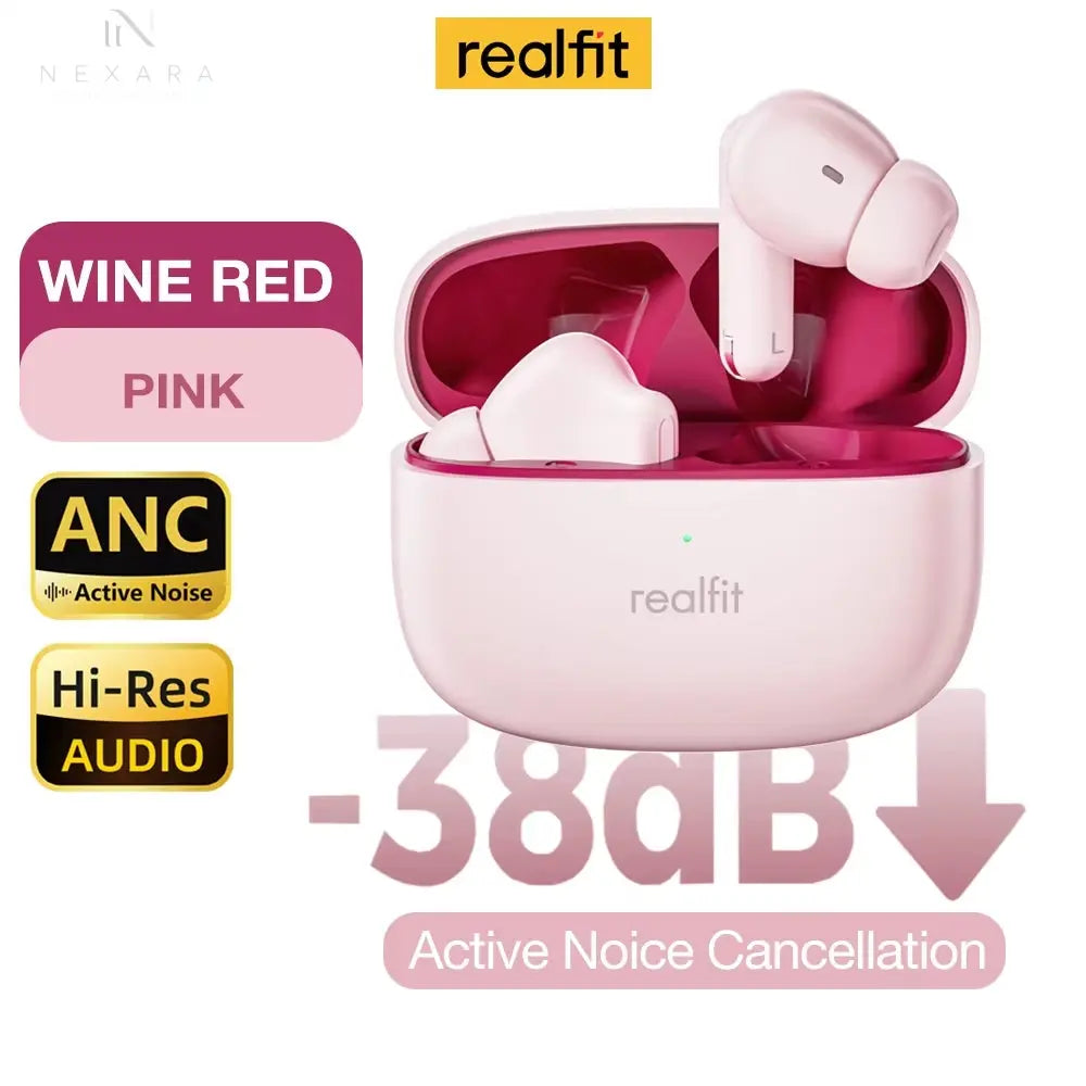 F3 Premium Active Noise Cancelling Bluetooth Earphones with ENC Technology for Crystal Clear Calls and Immersive Hi-Fi Sound, Perfect for Sports and Gaming