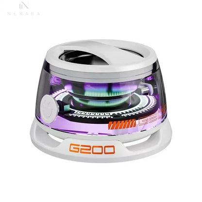 G200 Mini Bluetooth Speaker: Portable Audio with Magnetic Design, RGB Lighting, and Integrated Phone Holder for Mobile Devices and Computers