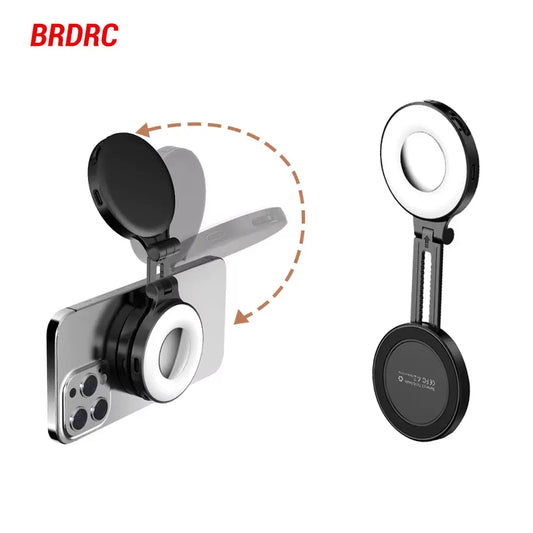 MagSafe Selfie Light for iPhone 16/15/14/13/12 Pro Max - Versatile Fill Light for Vlogging, Live Streaming, and Photography