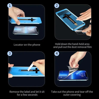 Premium 2-Pack Tempered Glass Screen Protectors for Apple iPhone 16 Pro Max, 15, 14, 13, 12, 11, X, XS, XR, and Plus with Effortless Installation Kit