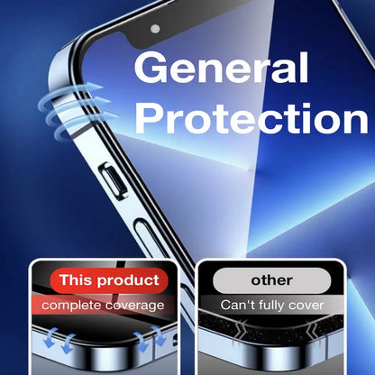 Premium 2-Pack Tempered Glass Screen Protectors for Apple iPhone 16 Pro Max, 15, 14, 13, 12, 11, X, XS, XR, and Plus with Effortless Installation Kit