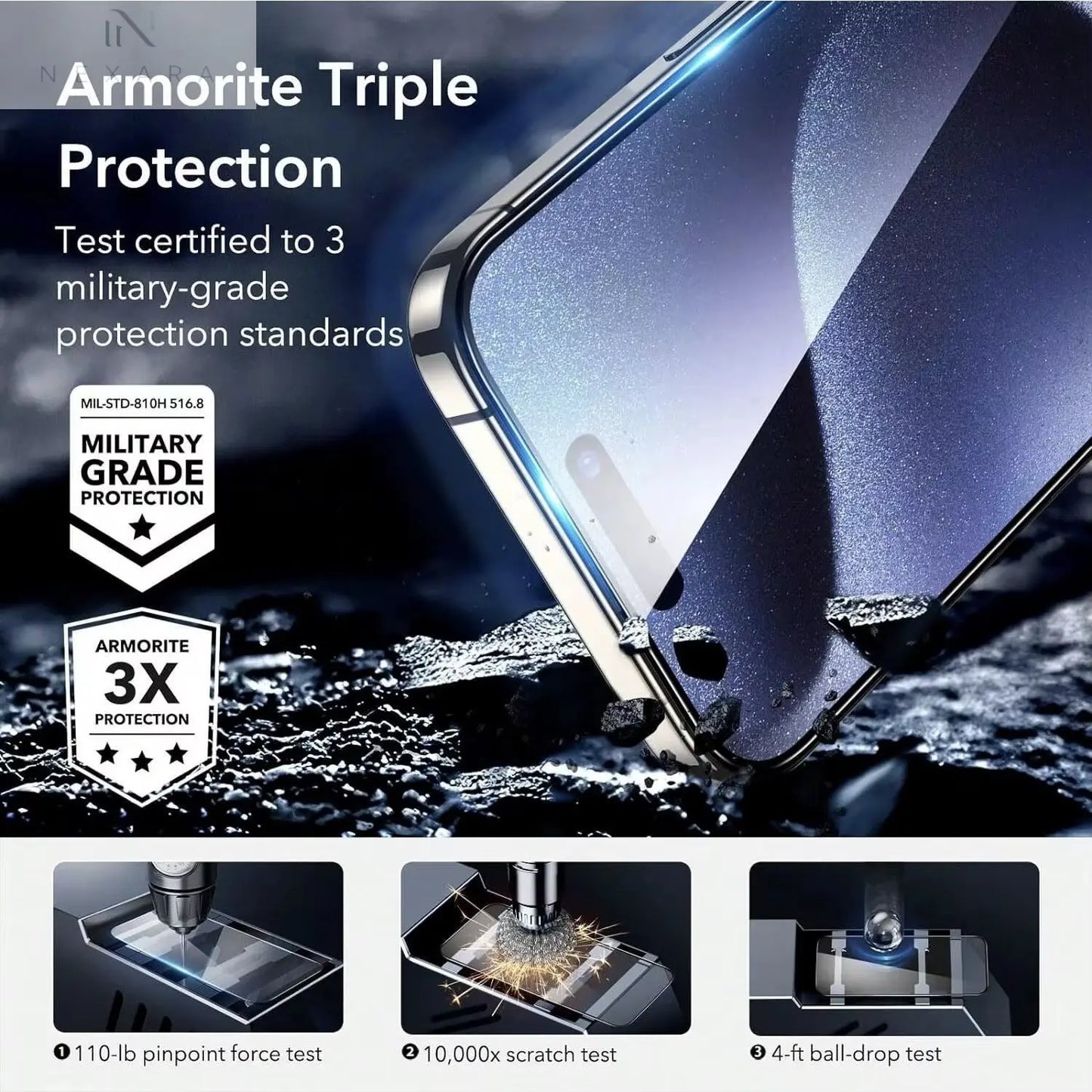 Premium 2-Pack Tempered Glass Screen Protectors for Apple iPhone 16 Pro Max, 15, 14, 13, 12, 11, X, XS, XR, and Plus with Effortless Installation Kit