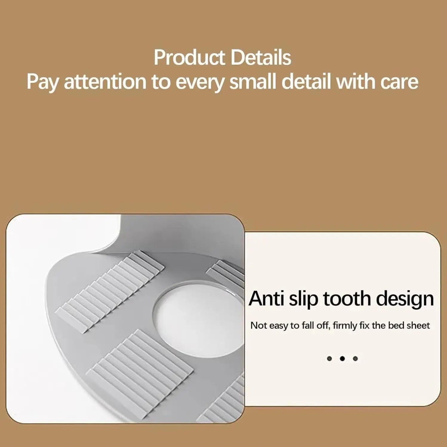 Set of 4 Premium Heavy-Duty Non-Slip Bed Corner Sheet Grippers for All Mattress Sizes