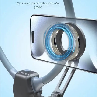 Travel Neck Magnetic Bracket Holder - Versatile Shockproof Mount for GoPro and iPhone 16