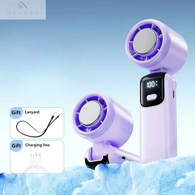 Turbo High-Speed Handheld Electric Fan Nexara Living