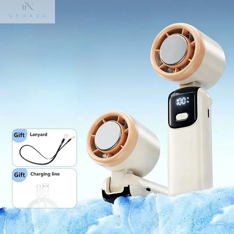 Turbo High-Speed Handheld Electric Fan Nexara Living