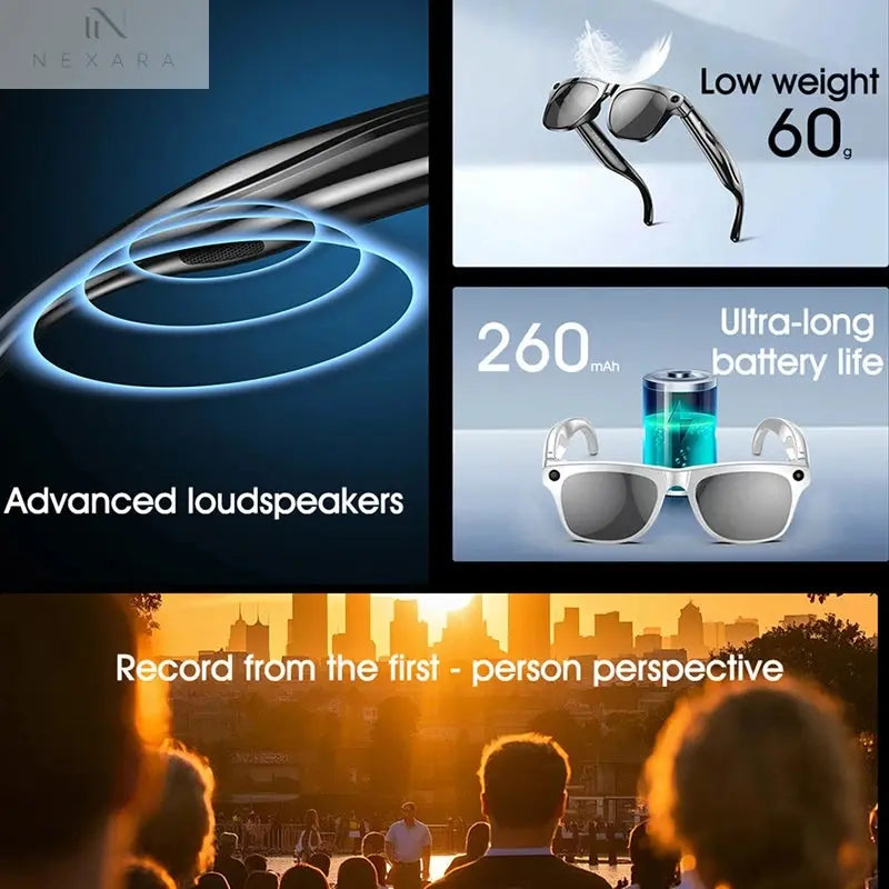 Xiaomi 8K HD Smart Glasses: Advanced 100MP Camera, Bluetooth Connectivity, Long-lasting Battery, and Voice Assistant for Modern Professionals