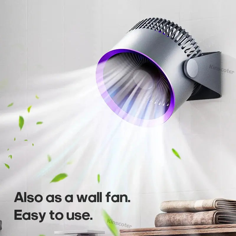 Wireless Multifunctional Electric Fan Circulator - Portable, Quiet Air Cooler