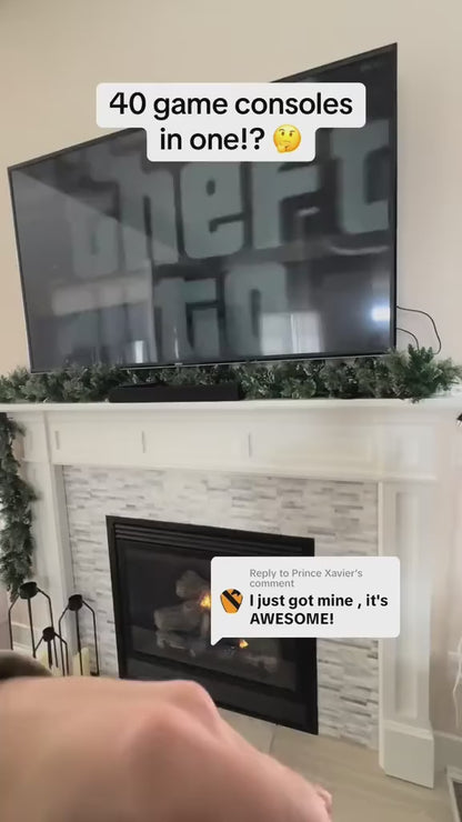 4K Pro Game Stick: 64GB Retro Gaming Console with 30,000 Classic Games & Dual Wireless Controllers