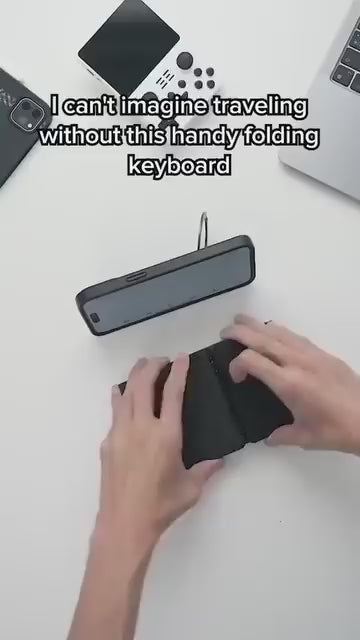 Bluetooth-Compatible Foldable Tablet Keyboard with Touchpad