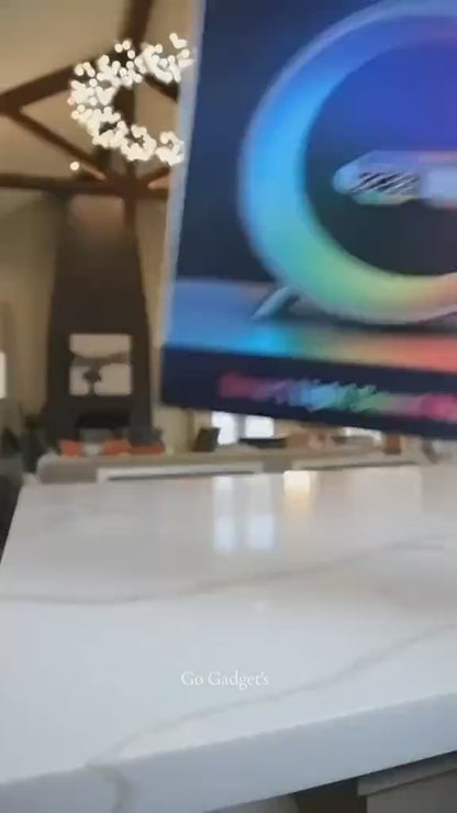 Multifunctional Bluetooth Speaker with RGB Night Light and 15W Wireless Charging