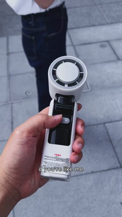 Portable 3-in-1 Handheld Fan with Ice Cooling